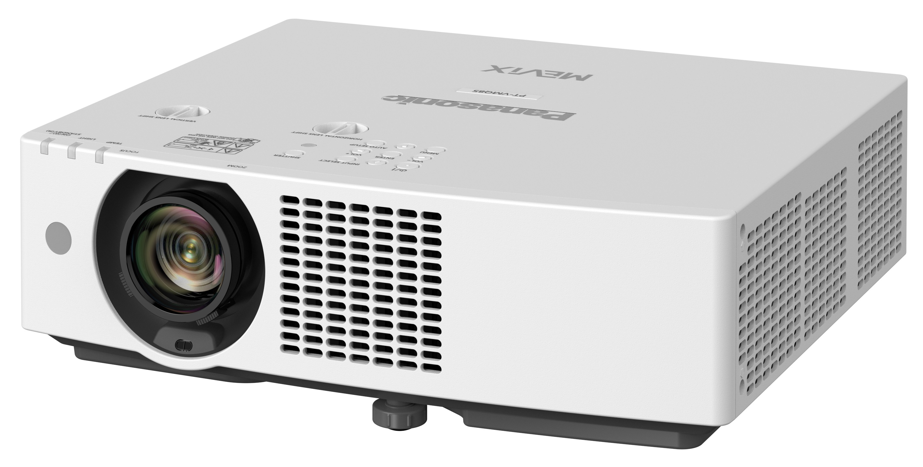 Panasonic PT-VMQ65EJ Laserprojektor weiss, Schraegansicht von oben