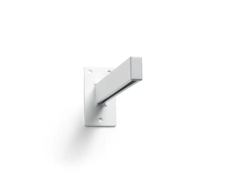 WS P Bügel-Wand 10 cm weiss RAL 9016 (2 St.)