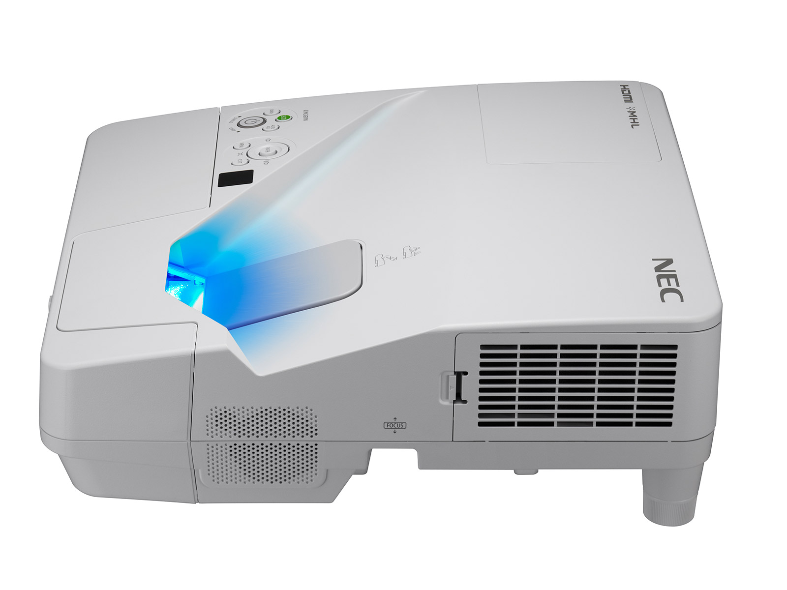 NEC-Display-Solutions_UM351W-ProjectorViewRightSideLight