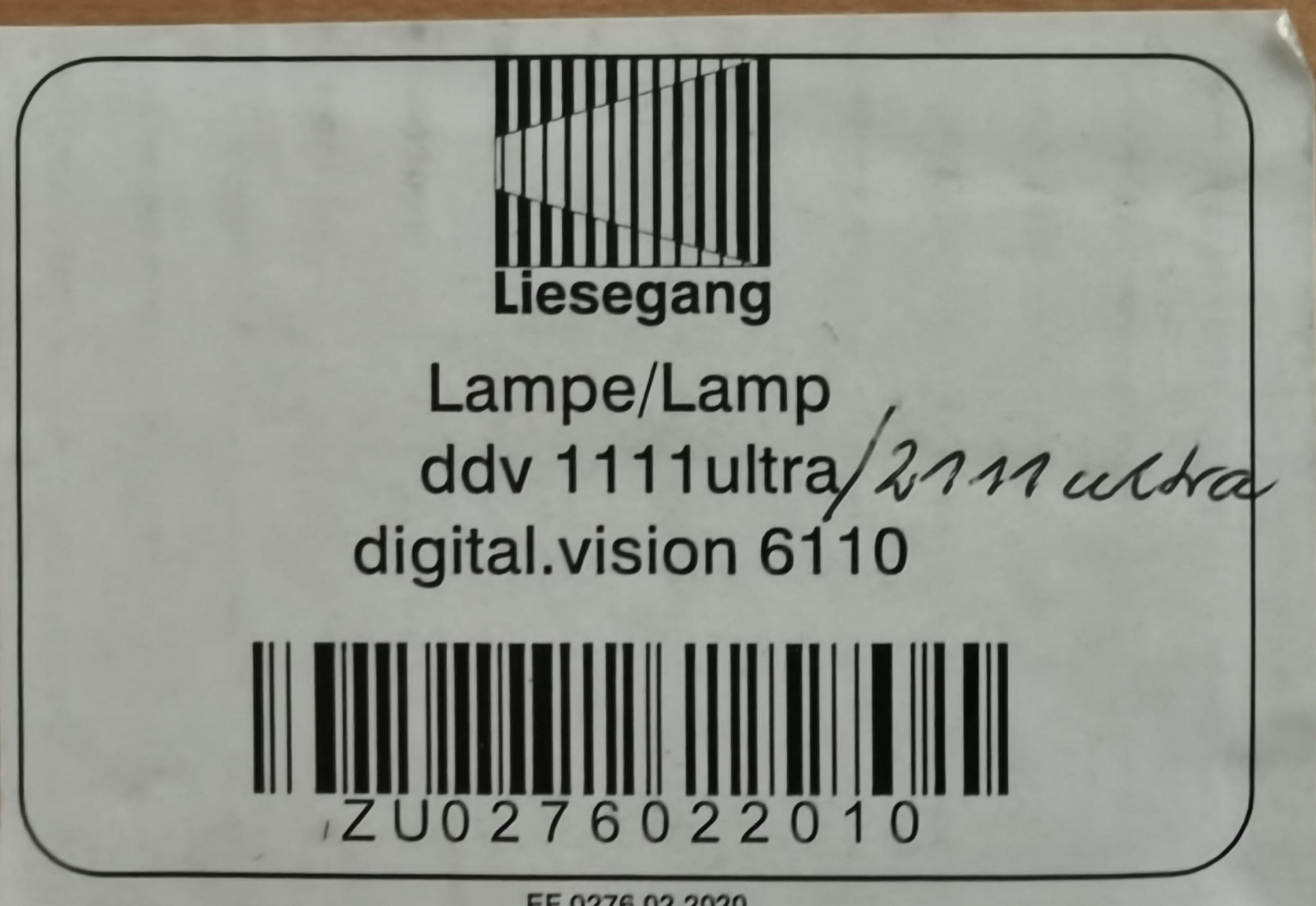 Liesegang Ersatzlampe  ZU 0276 02 2010