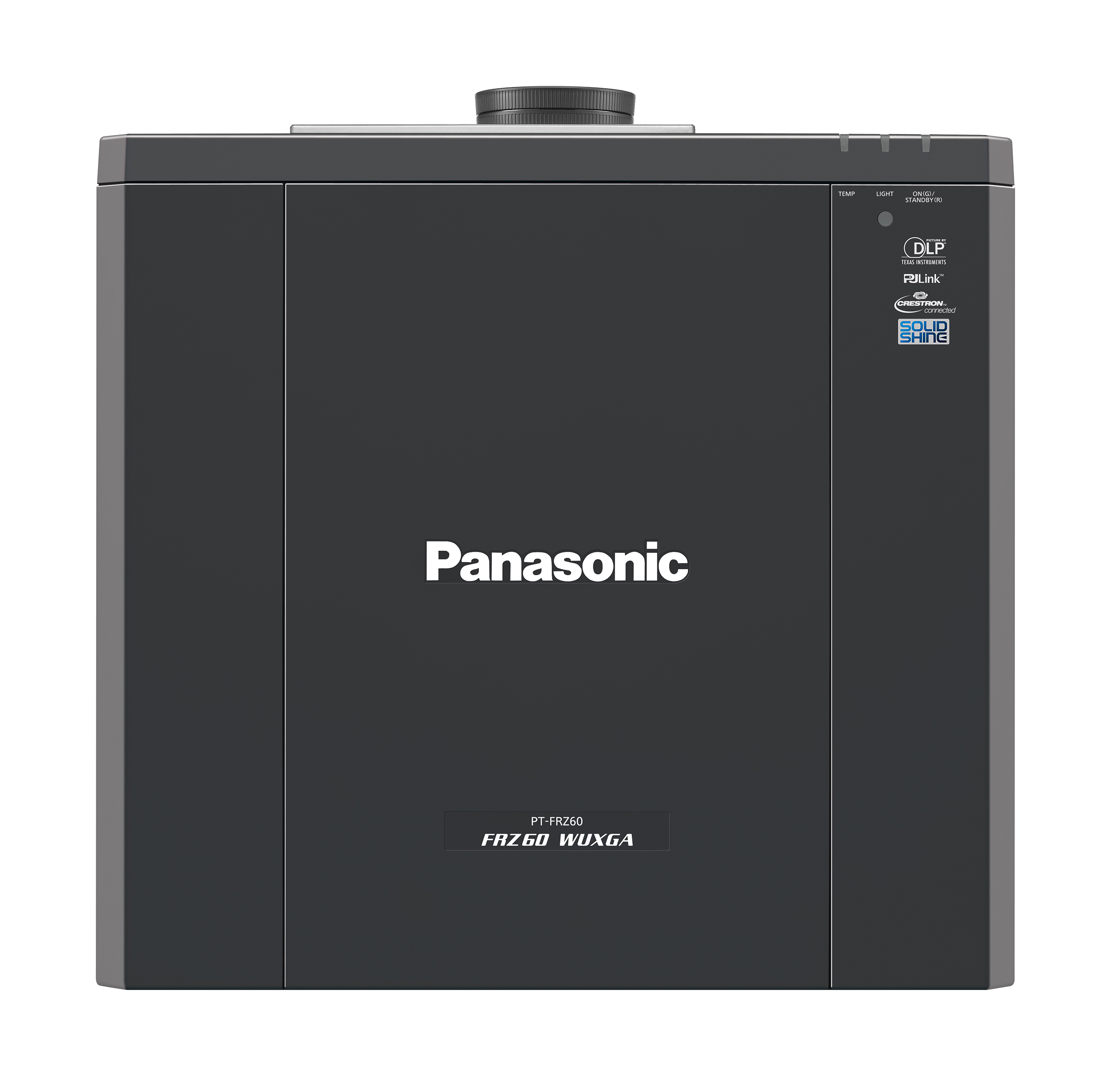 Panasonic PT-FRZ60 Black WUXGA-Laserprojektor 6.000 lm (ANSI), schwarz – Draufsicht