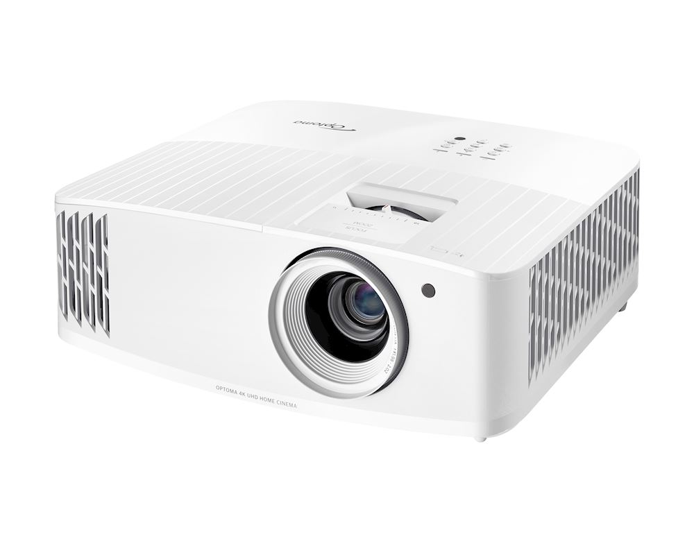 Optoma UHD38x 4K-UHD-Beamer schräg links