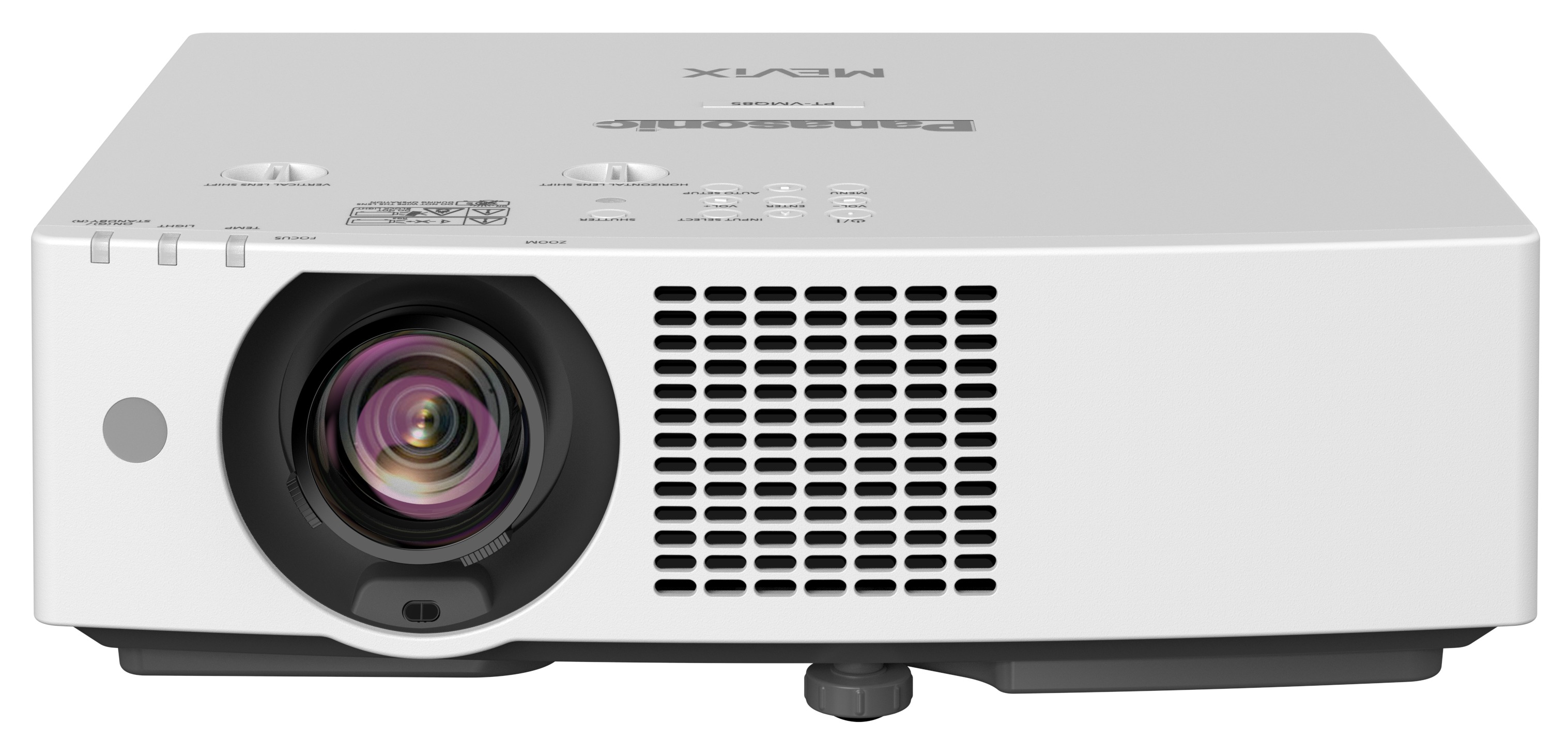 Panasonic PT-VMQ65EJ Laserprojektor weiss, Frontansicht