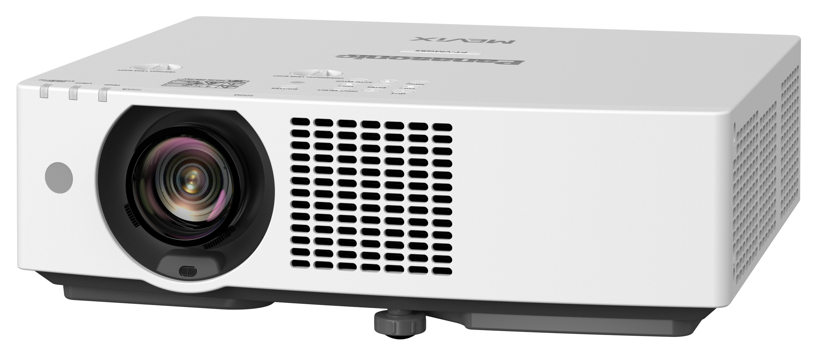 Panasonic PT-VMQ65EJ Laserprojektor weiss, Schraegansicht