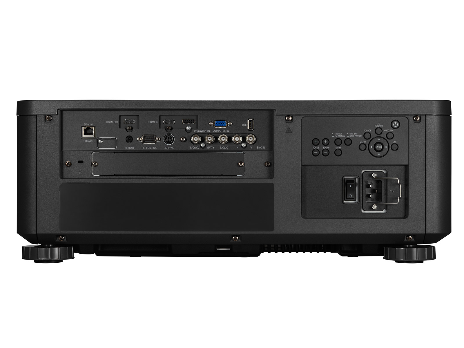 NEC-Display-Solutions_PX1004UL-ProjectorDetailViewConnections-Black